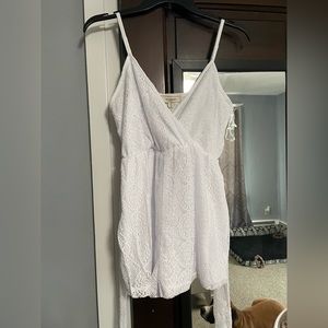 White Lace Romper